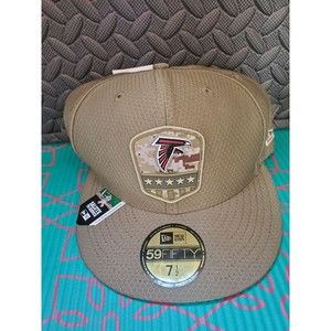 Atlanta Falcons New Era 59FIFTY NFL Salute to Service Fitted Cap 7 1/2 Football